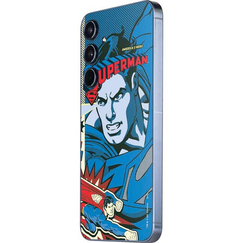 DC Comics Superman America's Hero Galaxy A55 5G Skin